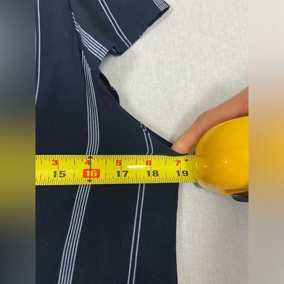 Rails Nordstrom Blue striped 100% rayon dress Sz S - Picture 9 of 10